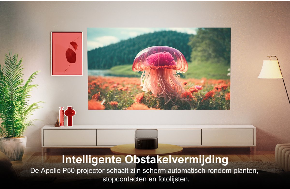 ULTIMEA Smart Beamer Full HD 1080P 4K Zwart