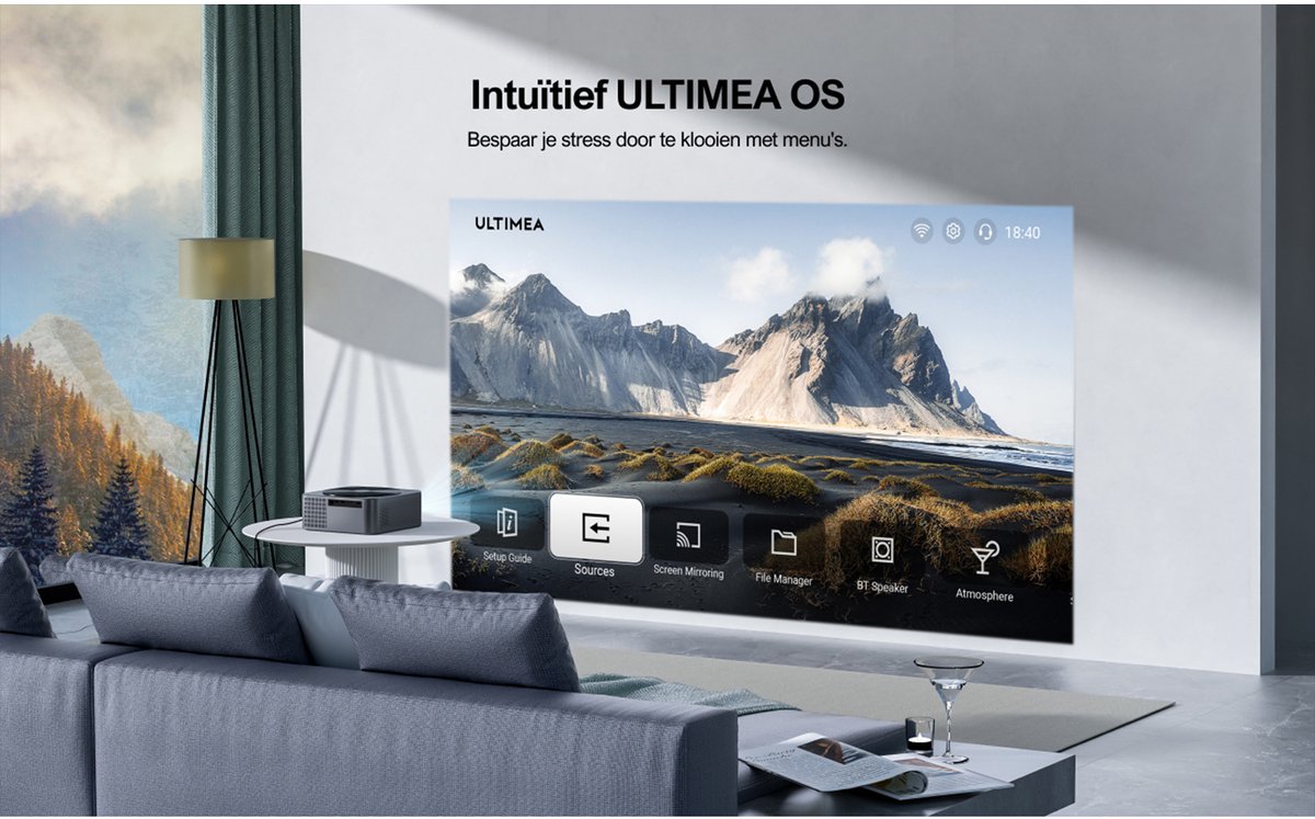 ULTIMEA Smart Beamer Full HD 1080P