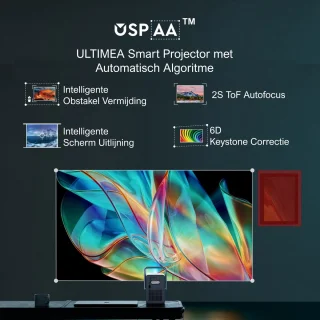 ULTIMEA Smart Projector Android TV 11.0 4K Blauw