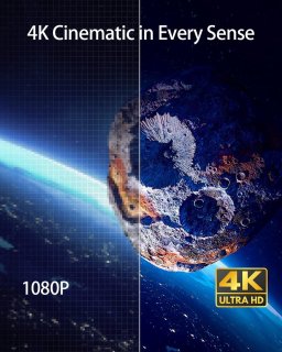 Ultra Short Throw 4K Laser Projector Dolby Audio Android TV