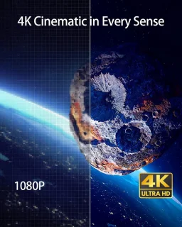 Ultra Short Throw 4K Laser Projector Dolby Audio Android TV