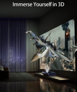 Ultra Short Throw 4K Laser Projector Dolby Audio Android TV