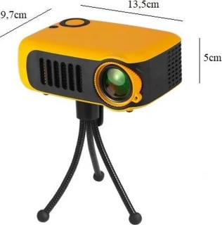 Upgrade Mini Beamer Oranje - Draagbare Pocket Projector