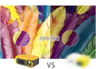 Upgrade Mini Beamer Oranje - Draagbare Pocket Projector