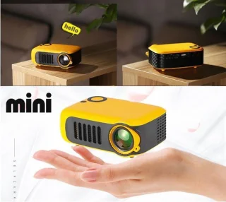 Upgrade Mini Beamer Oranje - Draagbare Pocket Projector