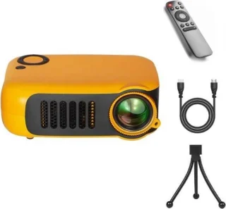 Upgrade Mini Beamer Oranje - Draagbare Pocket Projector