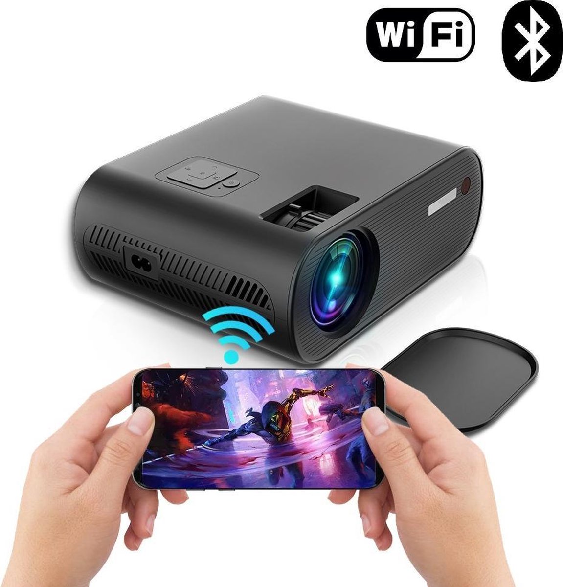 Upgrade Mini LED Projector HD 1280x720P