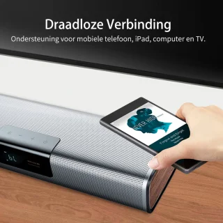 UpLiving® LCD Mini Beamer Full HD inclusief Soundbar en Accessoires
