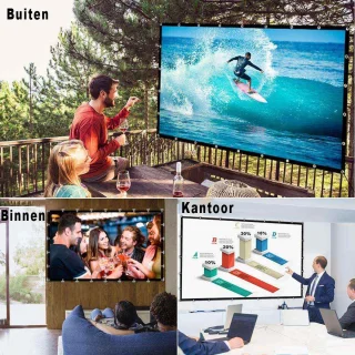 UpLiving® LCD Mini Beamer Full HD inclusief Soundbar en Accessoires