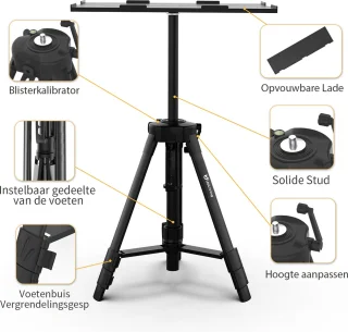 UpLiving® LCD Mini Beamer Full HD met Beamertafel en Tripodprojectiescherm