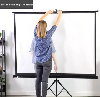 UpLiving® LCD Mini Beamer Full HD met Beamertafel en Tripodprojectiescherm