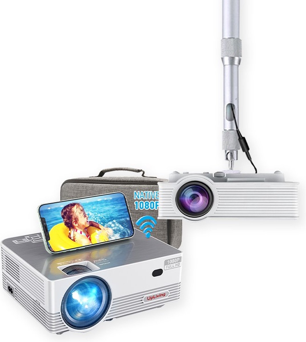 UpLiving LCD Mini Beamer Full HD Pocket Projector