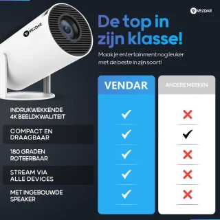 Vendar® YA350 Pro Mini Beamer