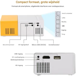 Vitdipy Mini Projector