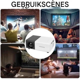 Vitdipy Mini Projector Zwart