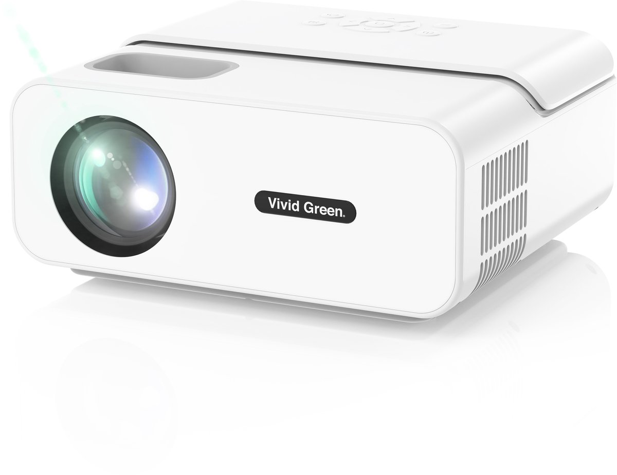 Vivid Green Beamer 10000 Lumen 1080P Wifi Smart Mini