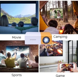 Vyzio Mini LED Projector GOLDICAST