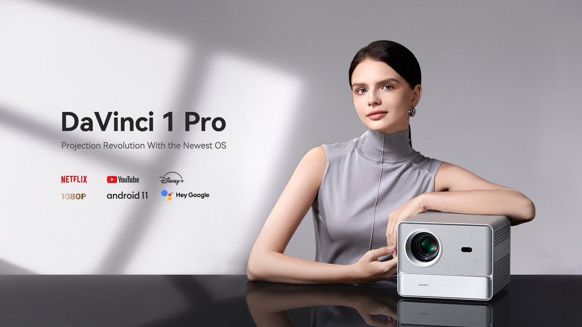 WANBO DaVinci 1 Pro 4K LCD Projector Zilver