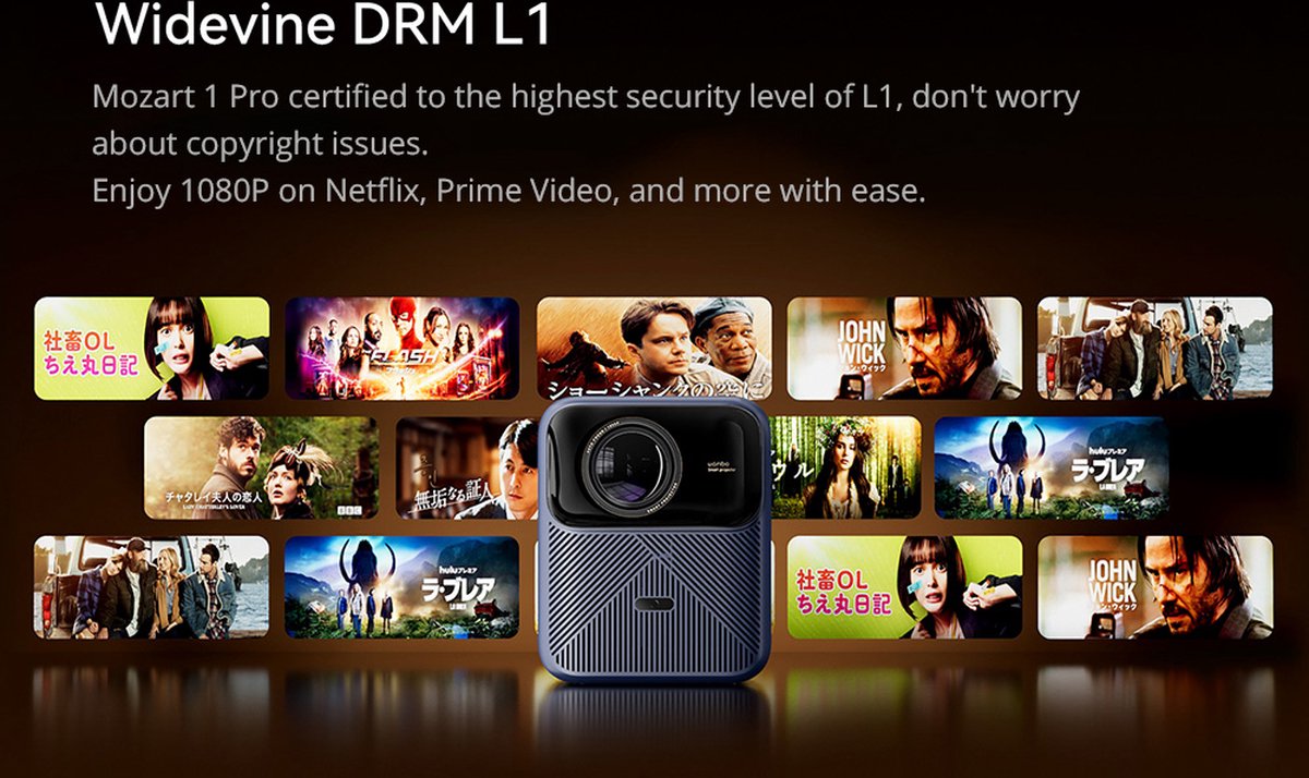 Wanbo Mozart 1 Pro Android TV Projector