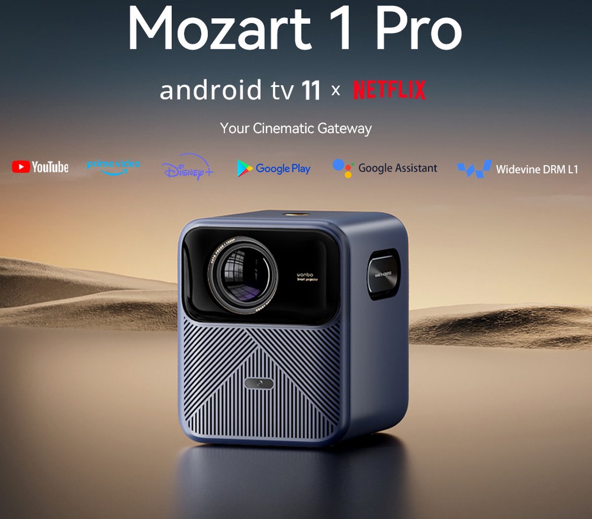 Wanbo Mozart 1 Pro Android TV Projector