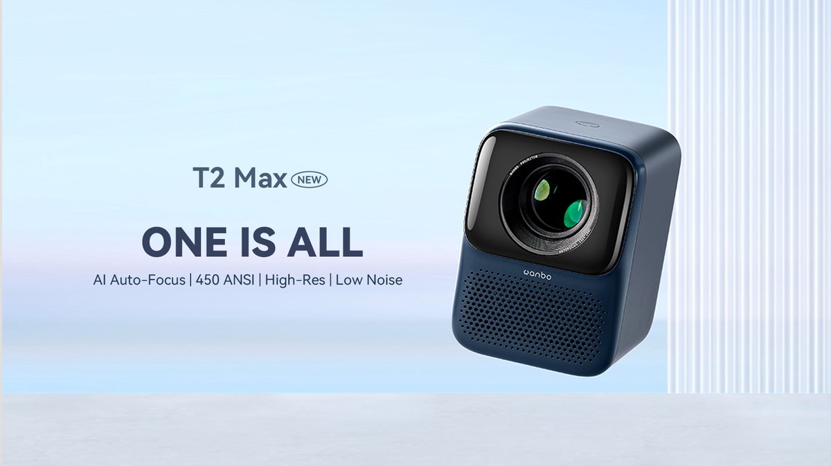 Wanbo T2 Max LCD-projector Blauw