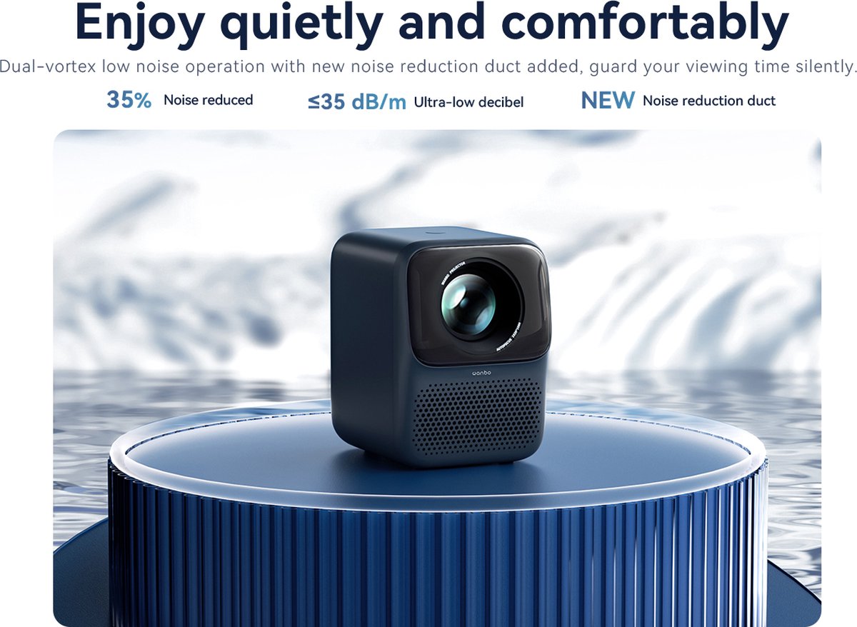Wanbo T2 Max LCD-projector Blauw
