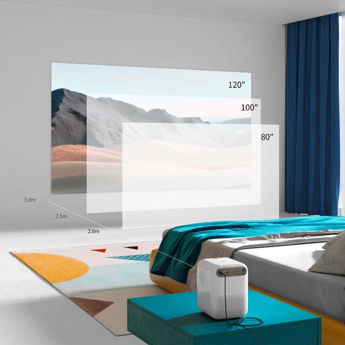 WANBO T2 MAX Smart Projector 1080P EU Plug