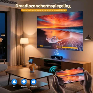 White-Label® Mini Beamer Projector