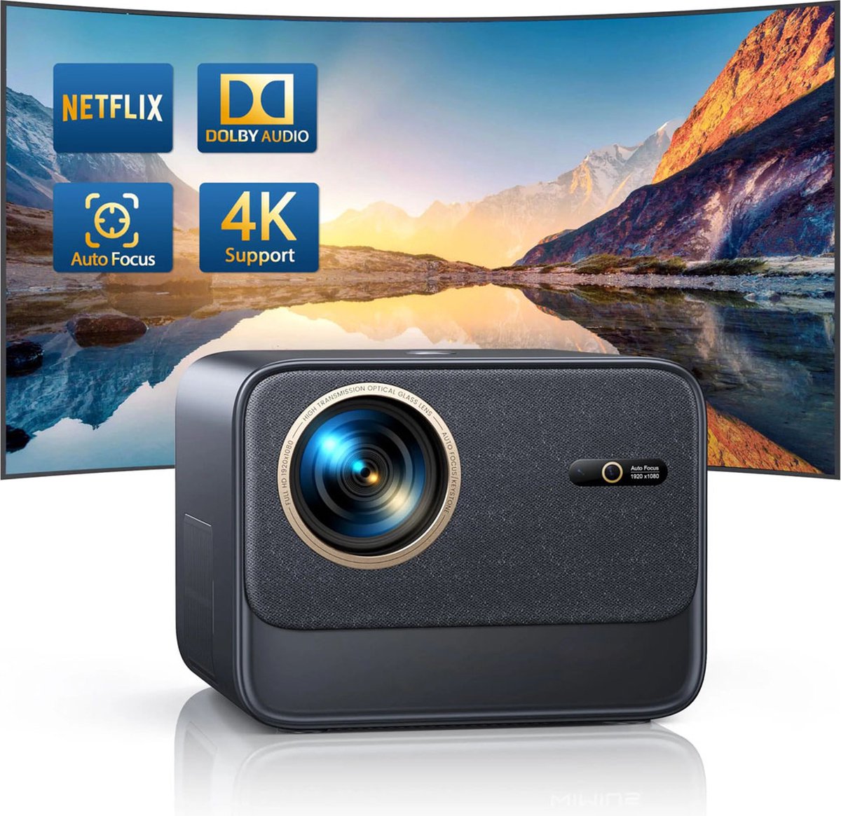 Wimius Premium Mini 4K Beamer 2024