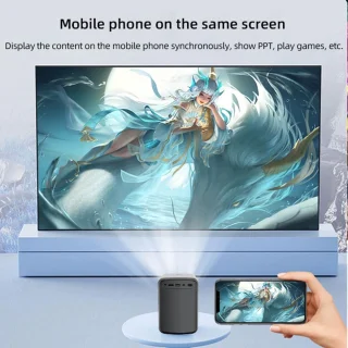 WP-A6 4K Mini HD Projector WiFi 6 Bluetooth Android 11