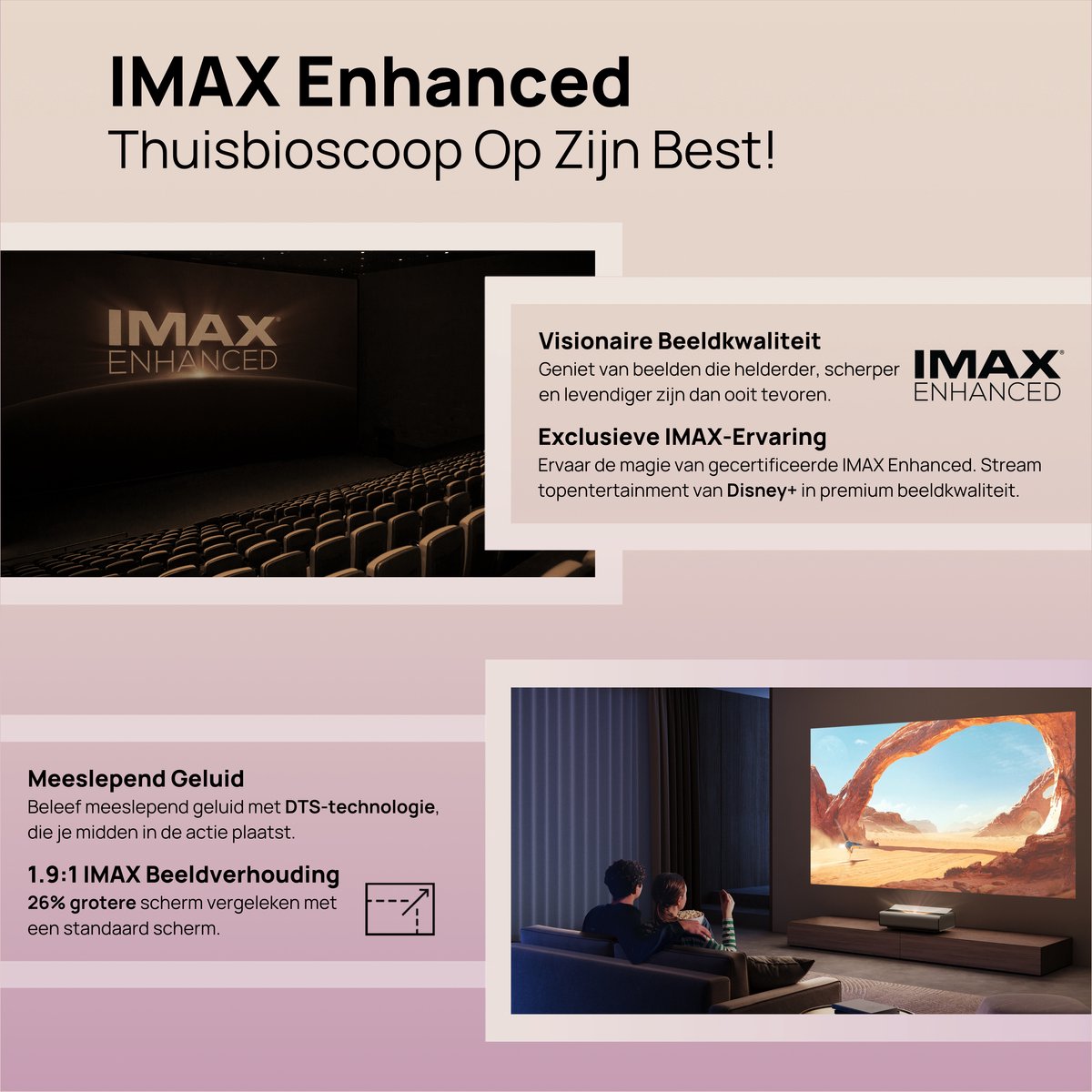 Wat vinden we goed aan de XGIMI Aura 2 Smart-projector