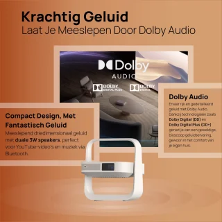 XGIMI Elfin Flip Smart-projector 1080P FHD