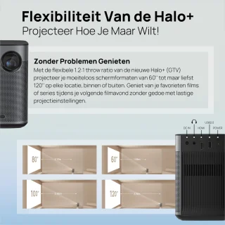 XGIMI Halo+ (GTV) draagbare projector