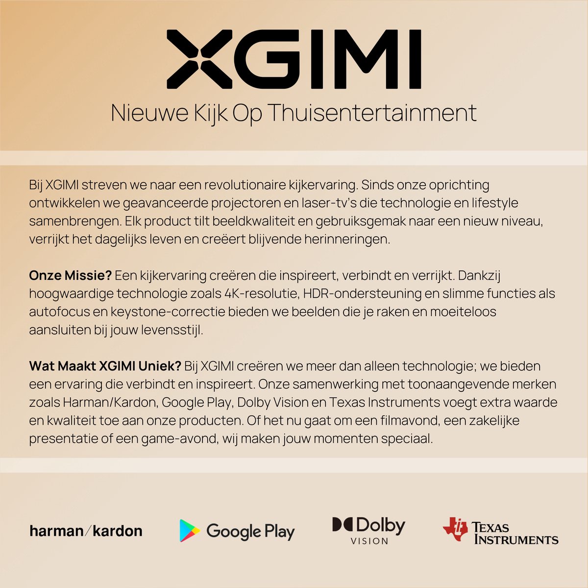 XGIMI Horizon S Max 4K Smart Projector