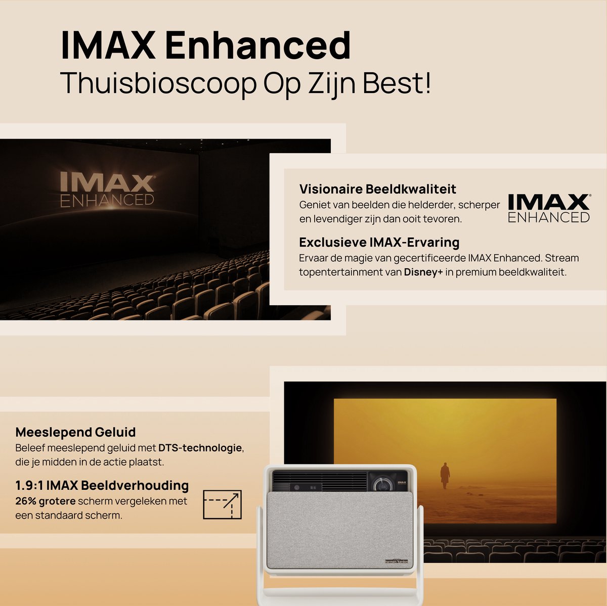 XGIMI Horizon S Max 4K Smart Projector