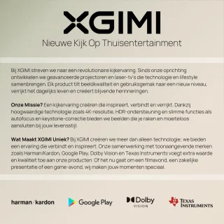XGIMI MoGo 2 (GTV) Pro Draagbare projector
