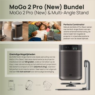 Wat vinden we goed aan de XGIMI MoGo 2 (GTV) Pro Draagbare projector