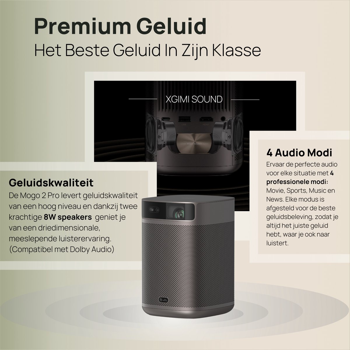 XGIMI MoGo 2 Pro Draagbare Smart-projector