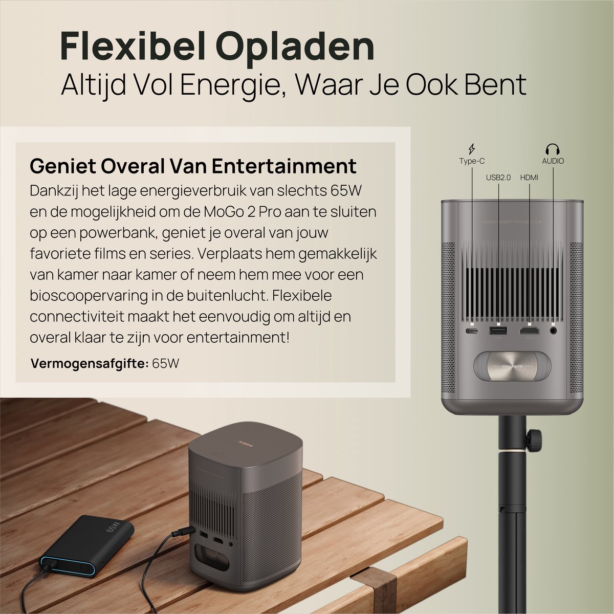 XGIMI MoGo 2 Pro Draagbare Smart-projector