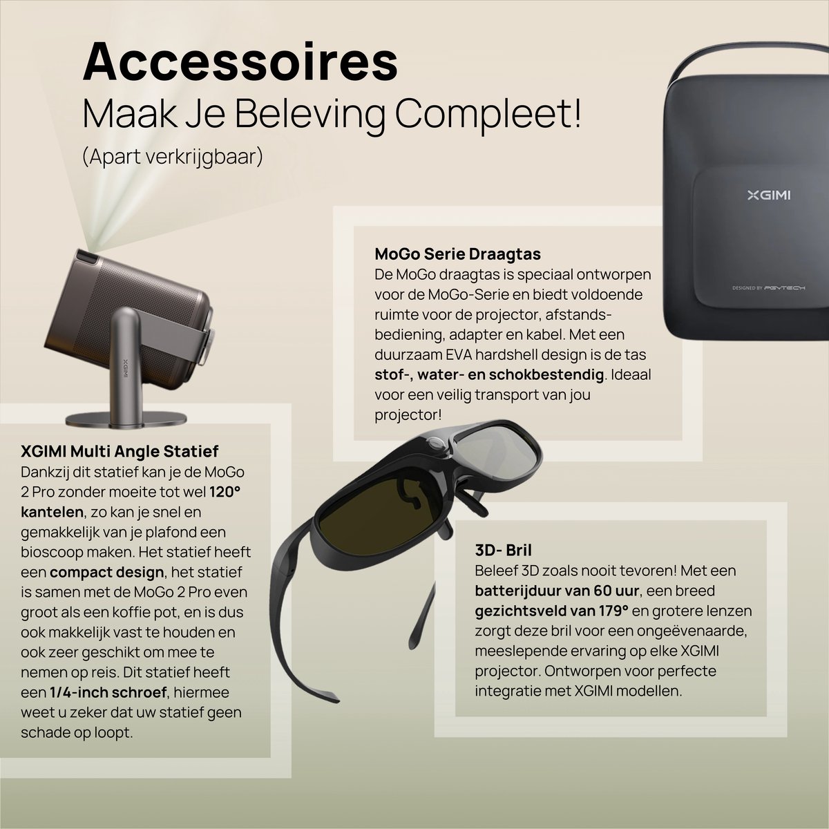 XGIMI MoGo 2 Pro Draagbare Smart-projector