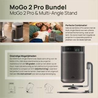 XGIMI MoGo 2 Pro Projector Met Standaard
