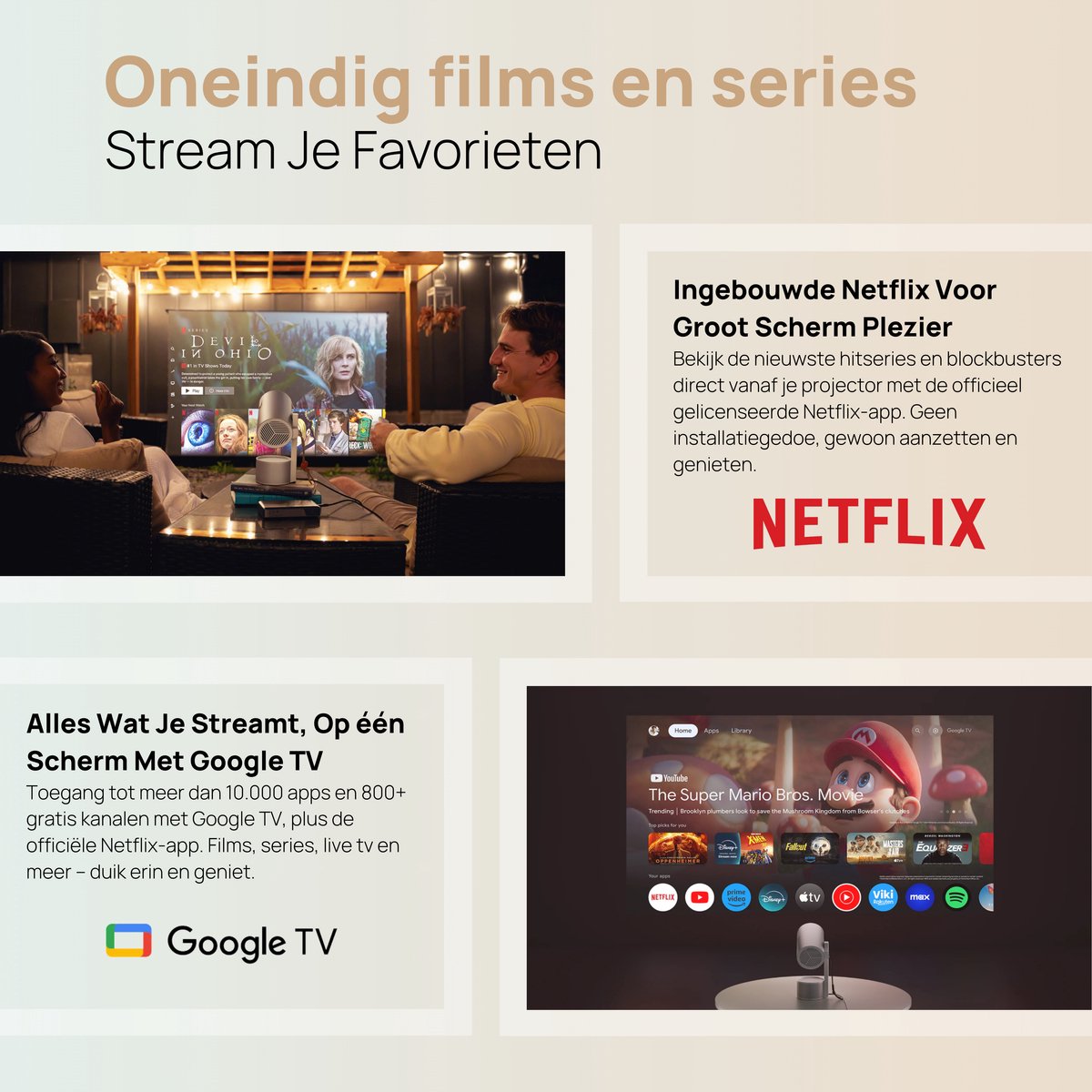 Wat vinden we goed aan de XGIMI MoGo 3 Pro draagbare smart-projector