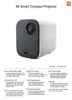 Xiaomi Mi Smart Full HD Mini Beamer Android TV