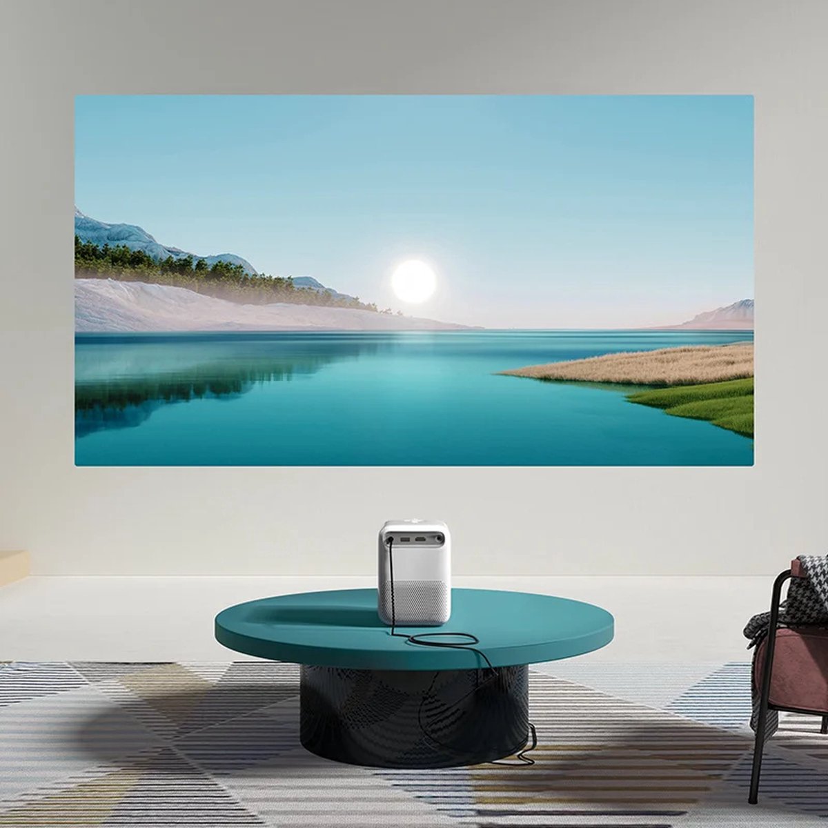Xiaomi Wanbo T2 MAX Mini LED Projector EU-stekker