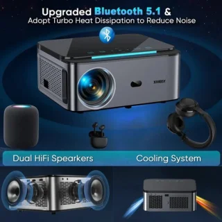 Xiwbsy beamer 4k zwart