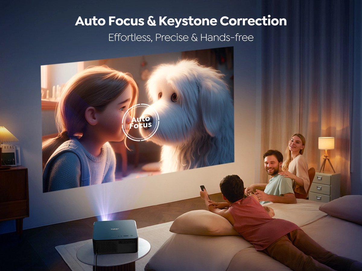 Yaber K2S 1080P FHD Beamer Zwart
