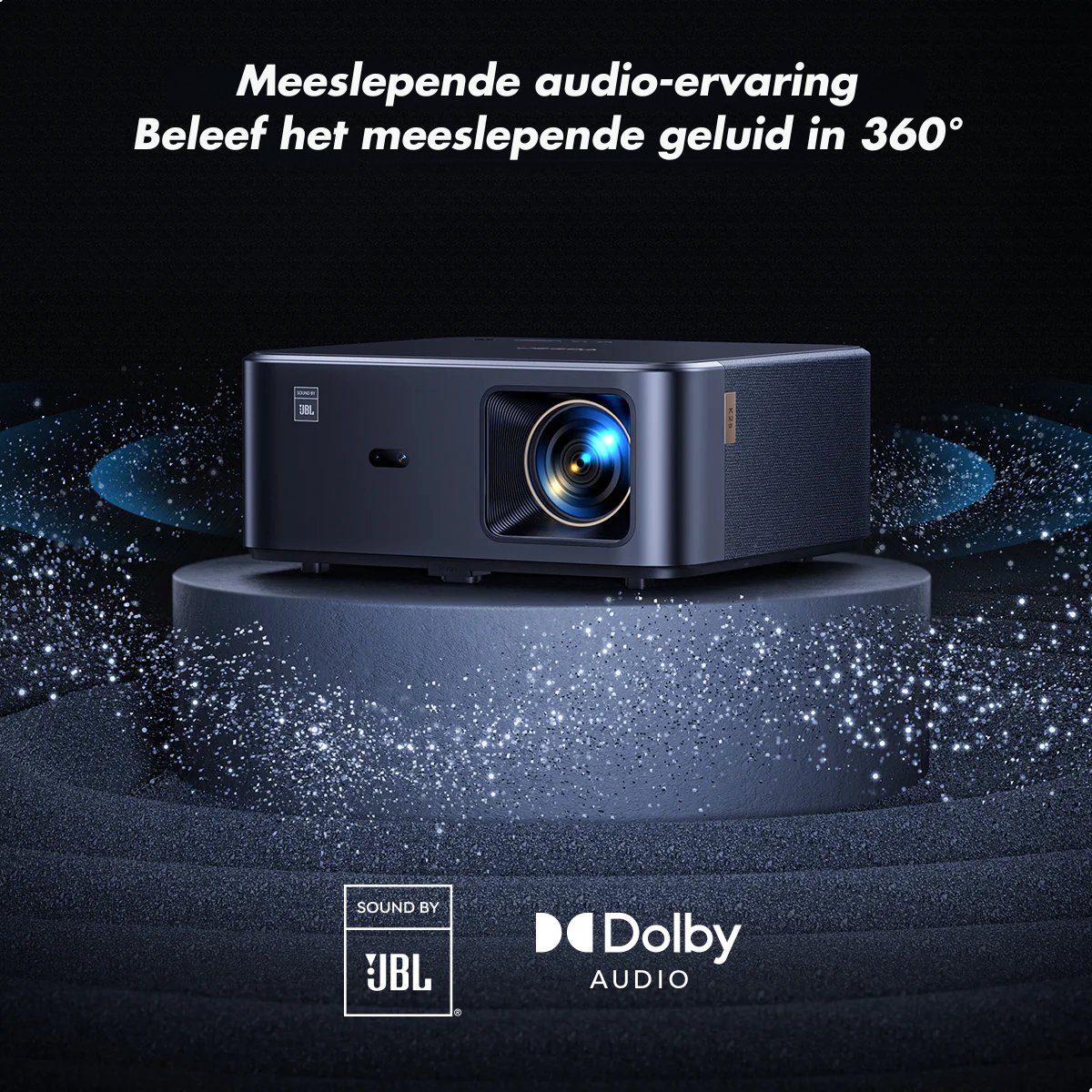 Yaber K2S 1080P FHD Beamer Zwart
