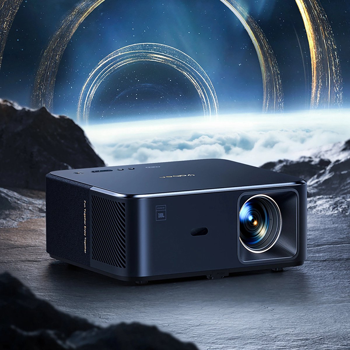 Yaber K2S 1080P FHD Beamer Zwart