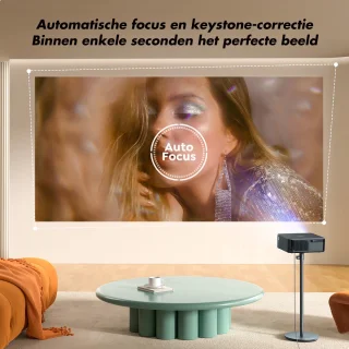 Yaber K2S PRO Beamer Zwart 1080P FHD 1000 ANSI Lumens