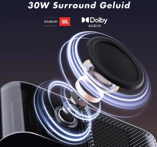 Yaber K3 Pro Full HD Beamer met JBL Sound en Google TV